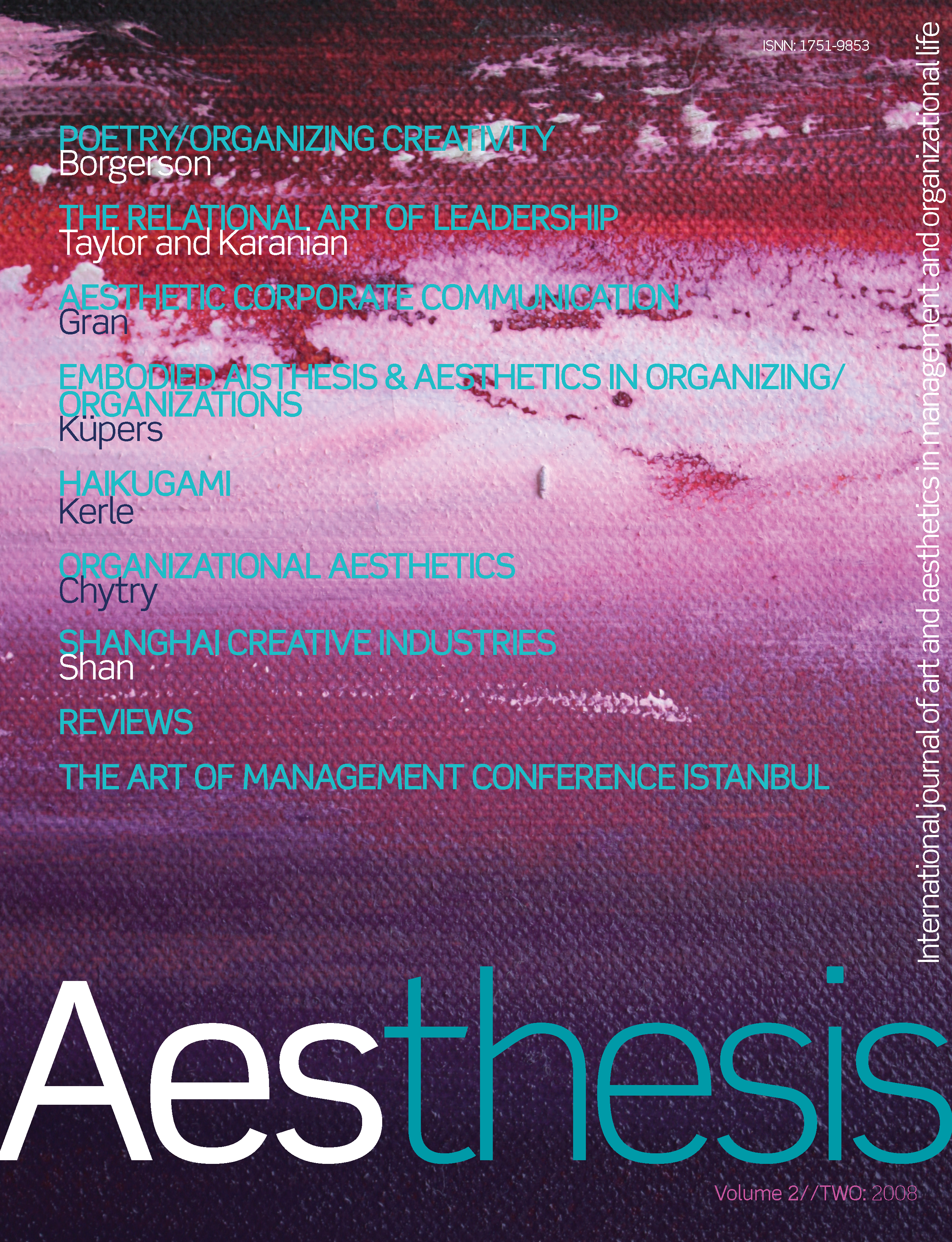 Aesthesis Vol. 2 Iss. 2