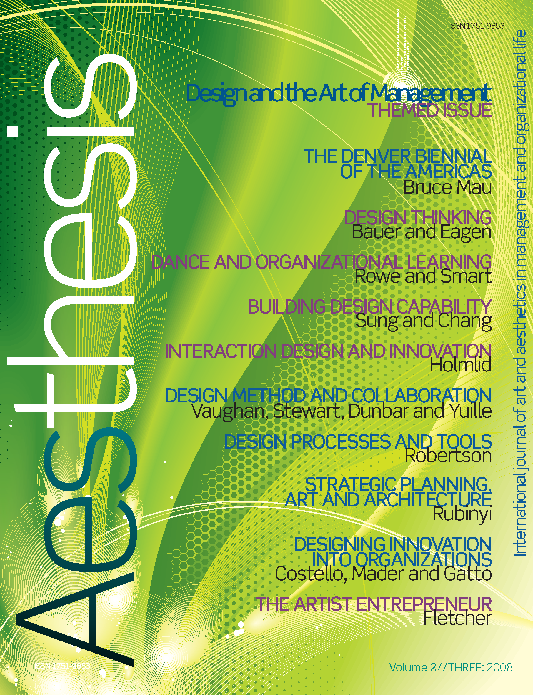 Aesthesis Vol. 2 Iss. 3