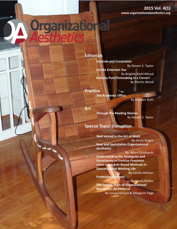 Organizational Aesthetics Cover Issue Vol. 4(1)