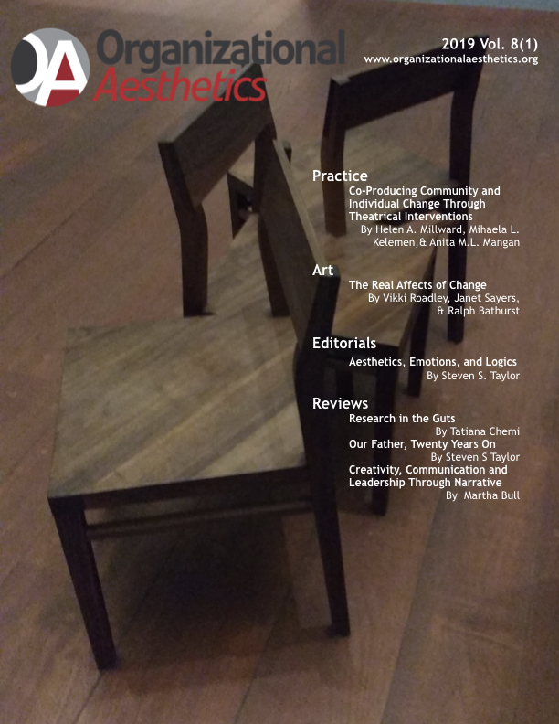 Organizational Aesthetics Cover Issue Vol. 8(1)